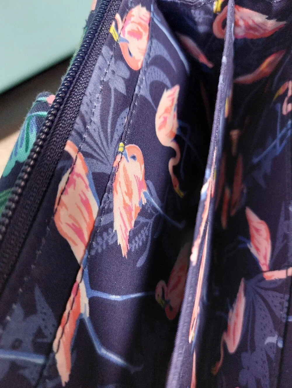 Vera Bradley Turnlock Wallet Flamingo Garden NWOT